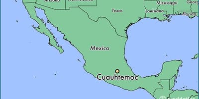 ನಕ್ಷೆ cuauhtemoc ಮೆಕ್ಸಿಕೋ 